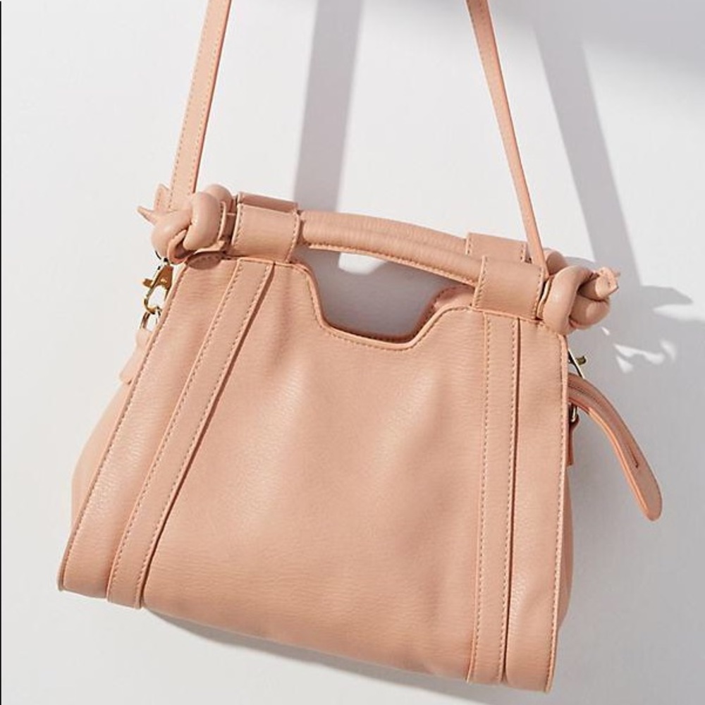 Anthropologie light pink bag crossbody purse